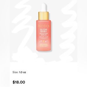 Pacifica glow baby serum booster with vitamin c & glycolic acid NWT
